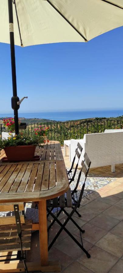 Villa Immersa In Oliveto Vista Mare Sciacca Extérieur photo