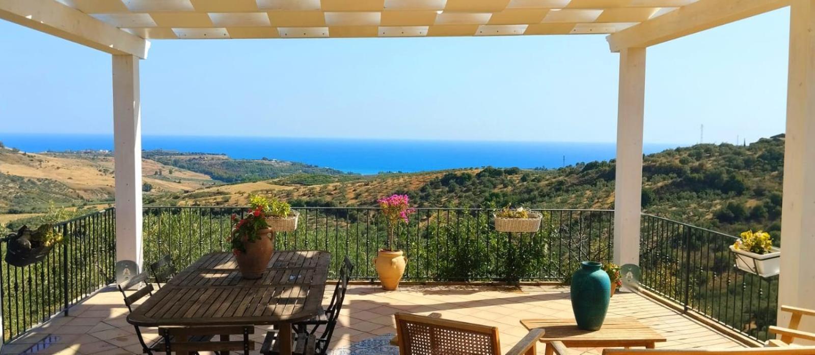 Villa Immersa In Oliveto Vista Mare Sciacca Extérieur photo