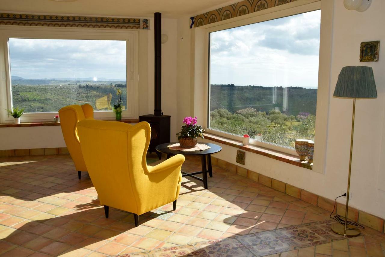 Villa Immersa In Oliveto Vista Mare Sciacca Extérieur photo