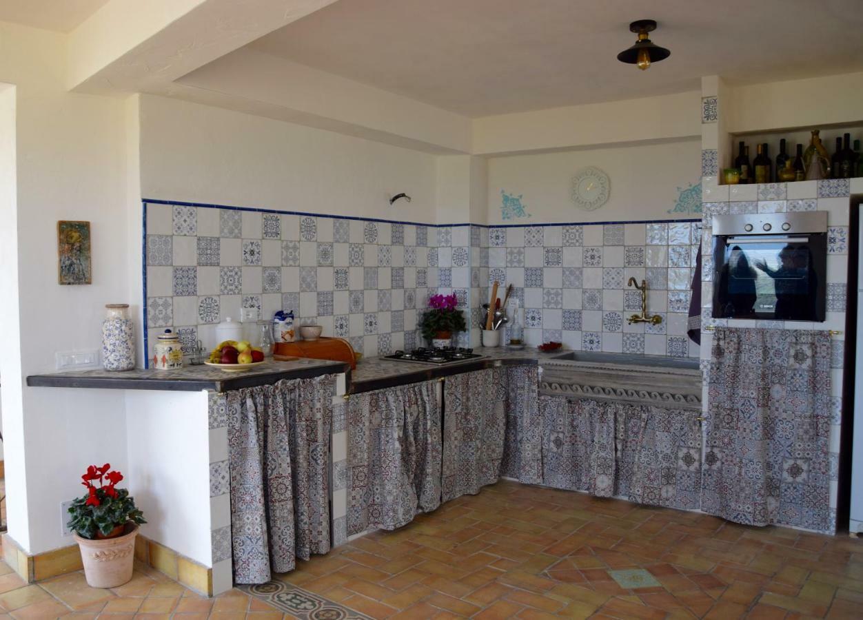 Villa Immersa In Oliveto Vista Mare Sciacca Extérieur photo